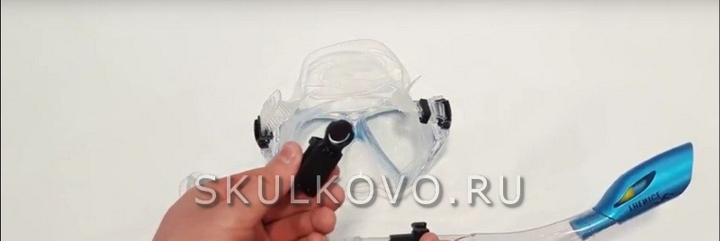 маска с трубкой для подводного плавания